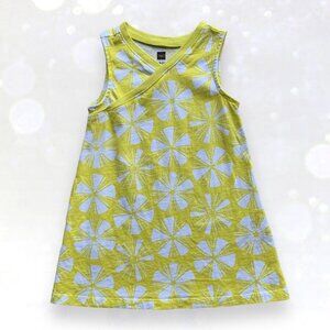 Tea Collection Citrus Wrap Neck Dress